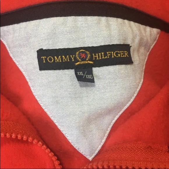 XL Men’s Tommy Hilfiger 1/4 zip fleece sweatshirt - Picture 4 of 5